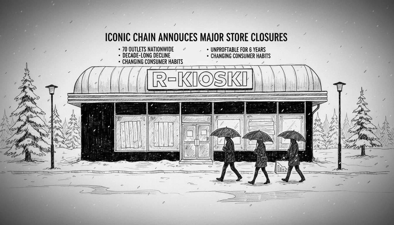 Iconic R-Kioski Chain Announces Major Store Closures Across Finland