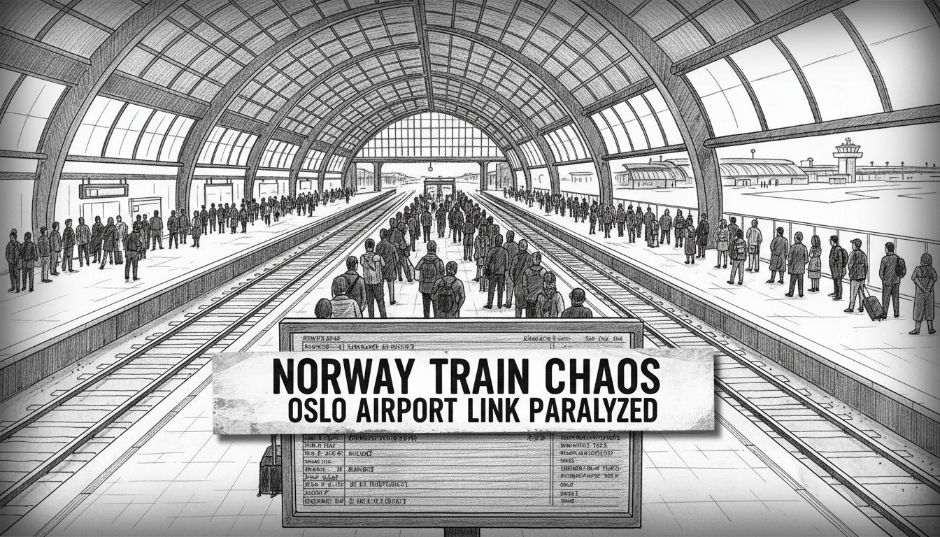 Norway Train Chaos: Oslo Airport Link Paralyzed