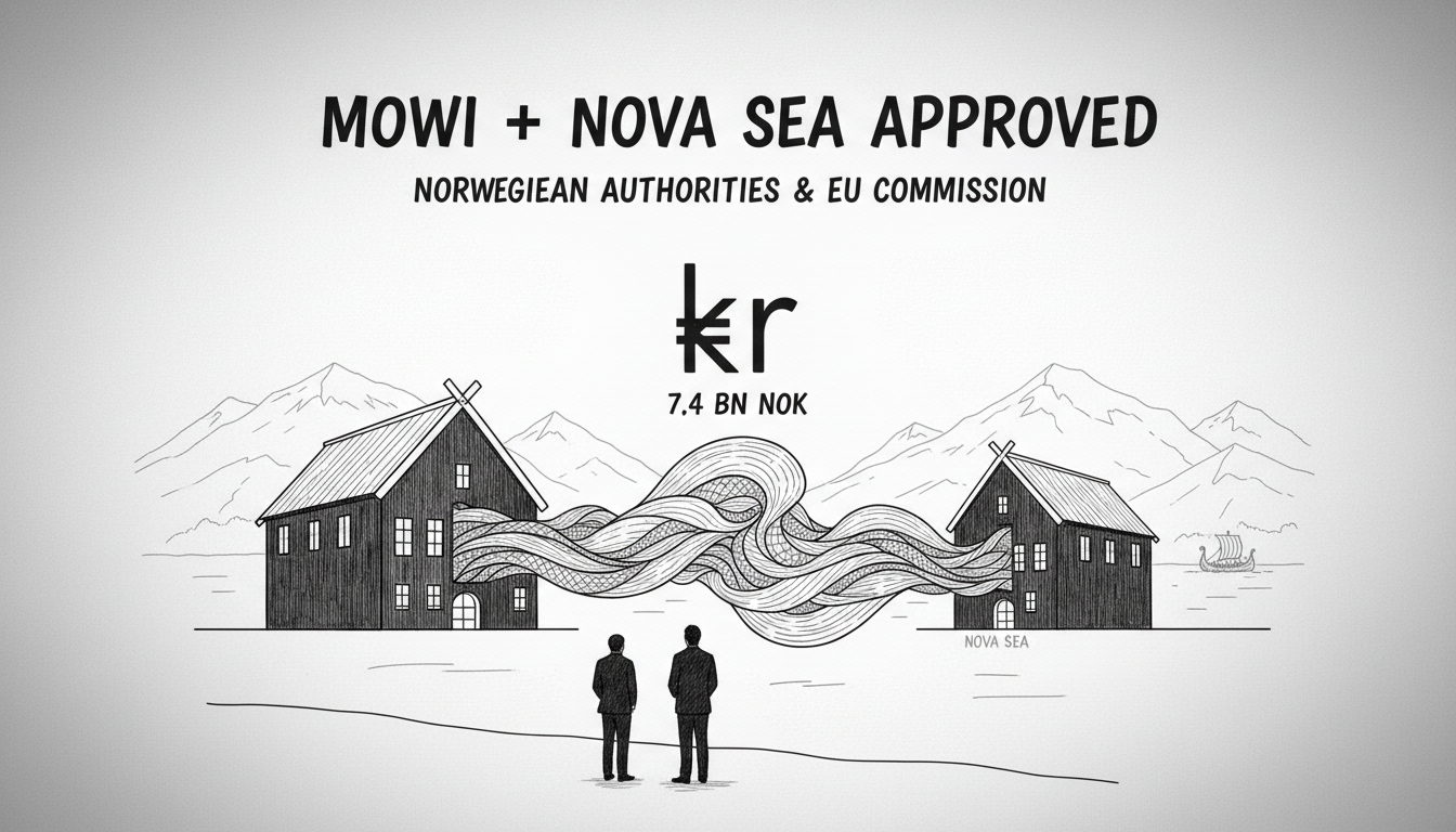 Mowi's Nova Sea Acquisition Approved by Norwegian Authorities