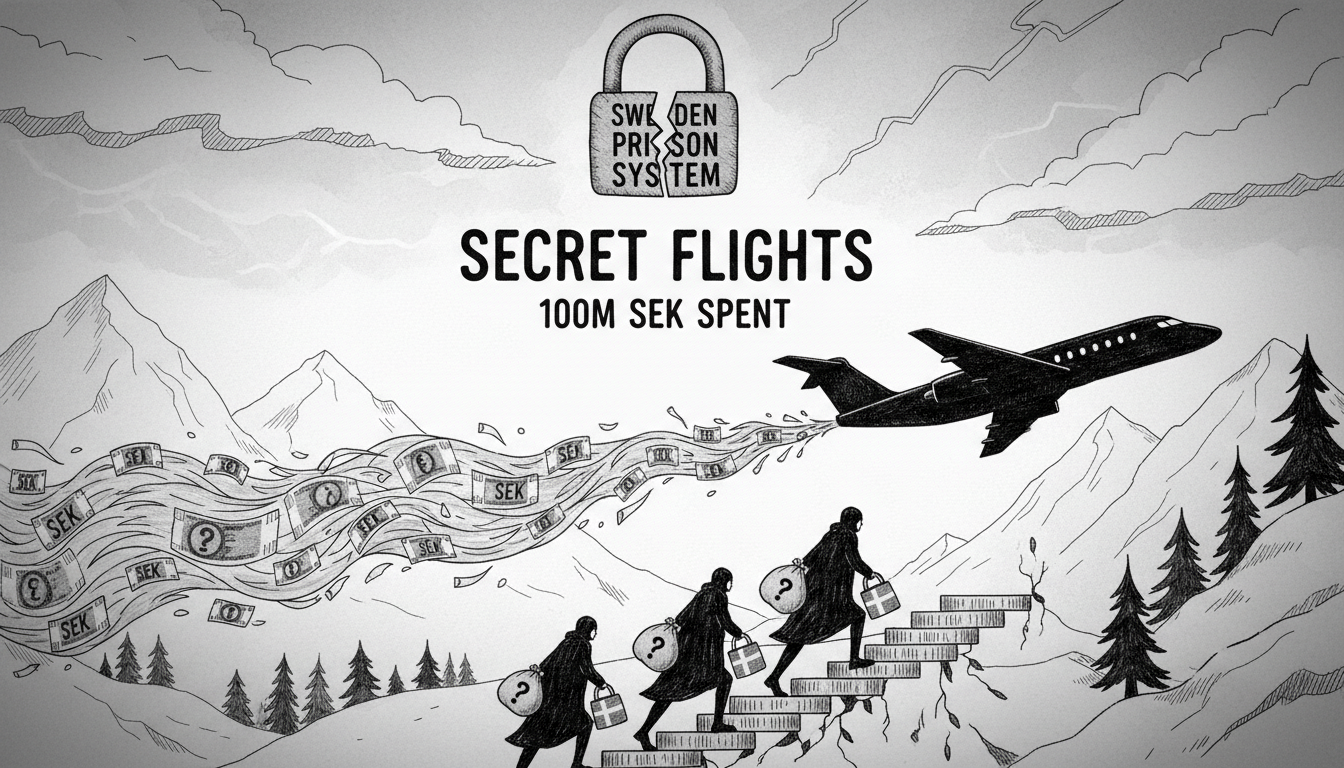 Sweden Prison System Spent 100M SEK On Secret Flights
