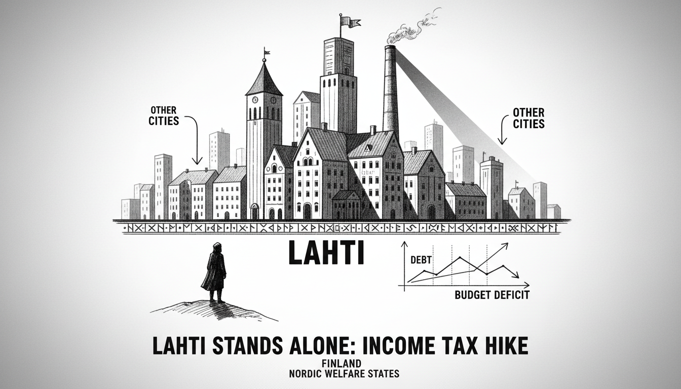 Lahti Stands Alone Among Major Finnish Cities Raising Income Tax Rate
