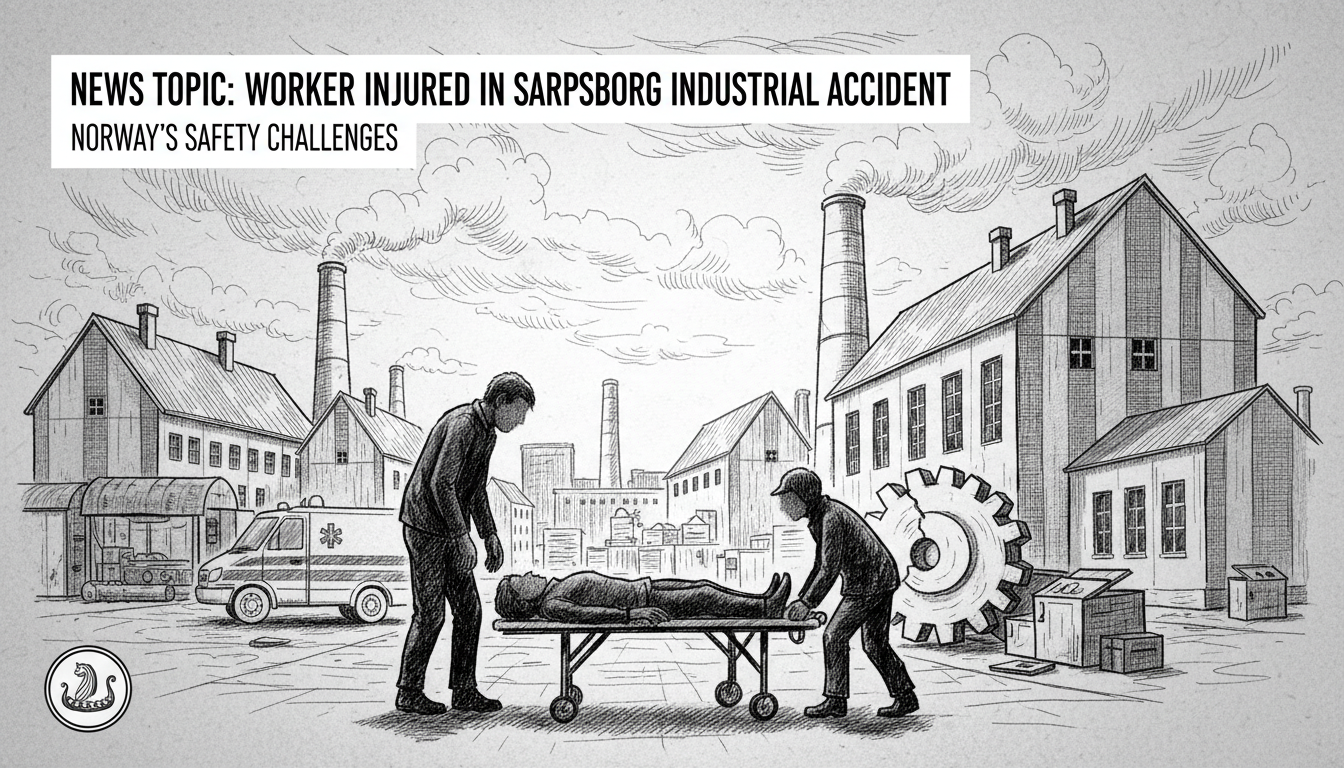 Worker Injured in Sarpsborg Industrial Accident
