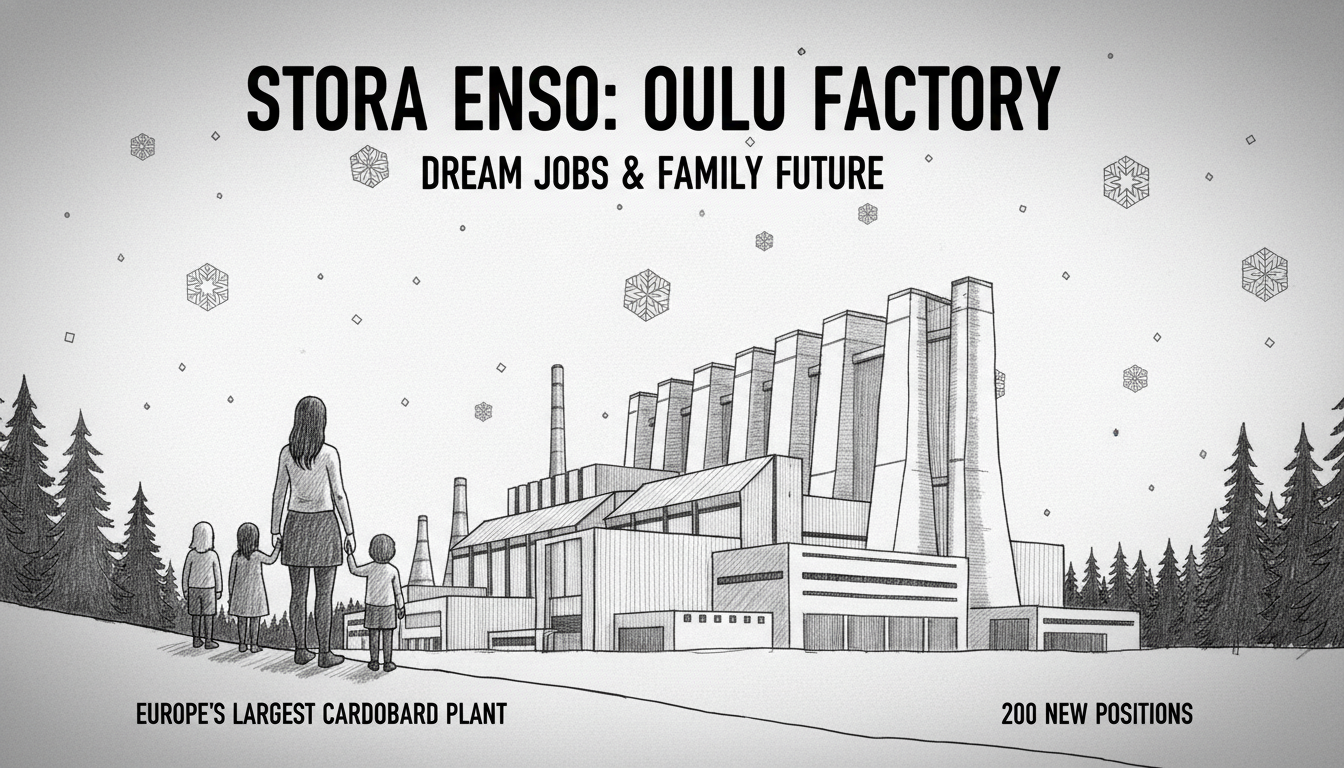 Stora Enso's Mammoth Oulu Factory Draws Workers with Dream Jobs
