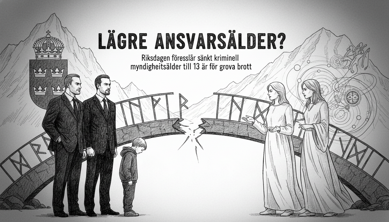 Swedish Government Proposes Lowering Criminal Responsibility Age