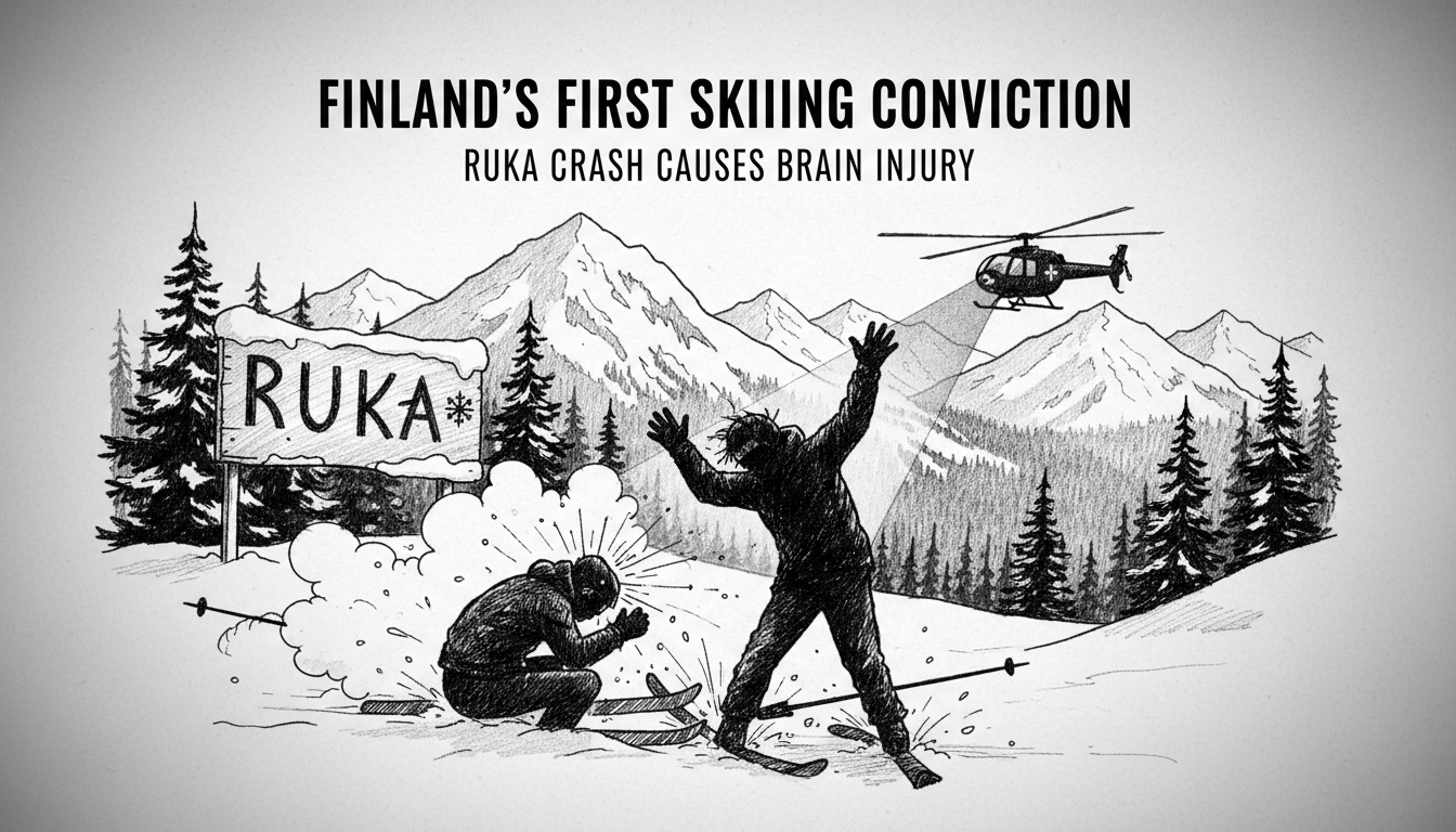 Finland's First Skiing Conviction: Ruka Crash Causes Brain Injury