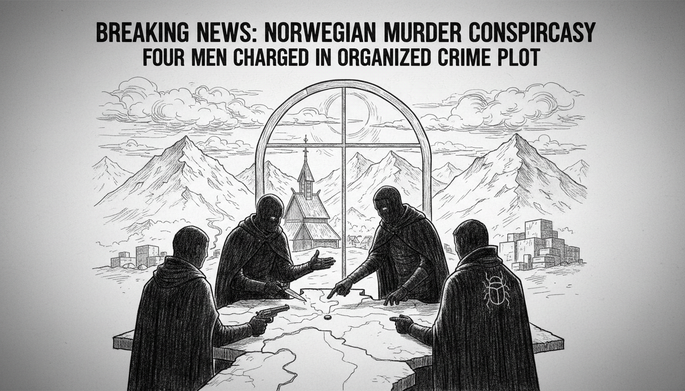 Four Men Charged in Norwegian Murder Conspiracy Case