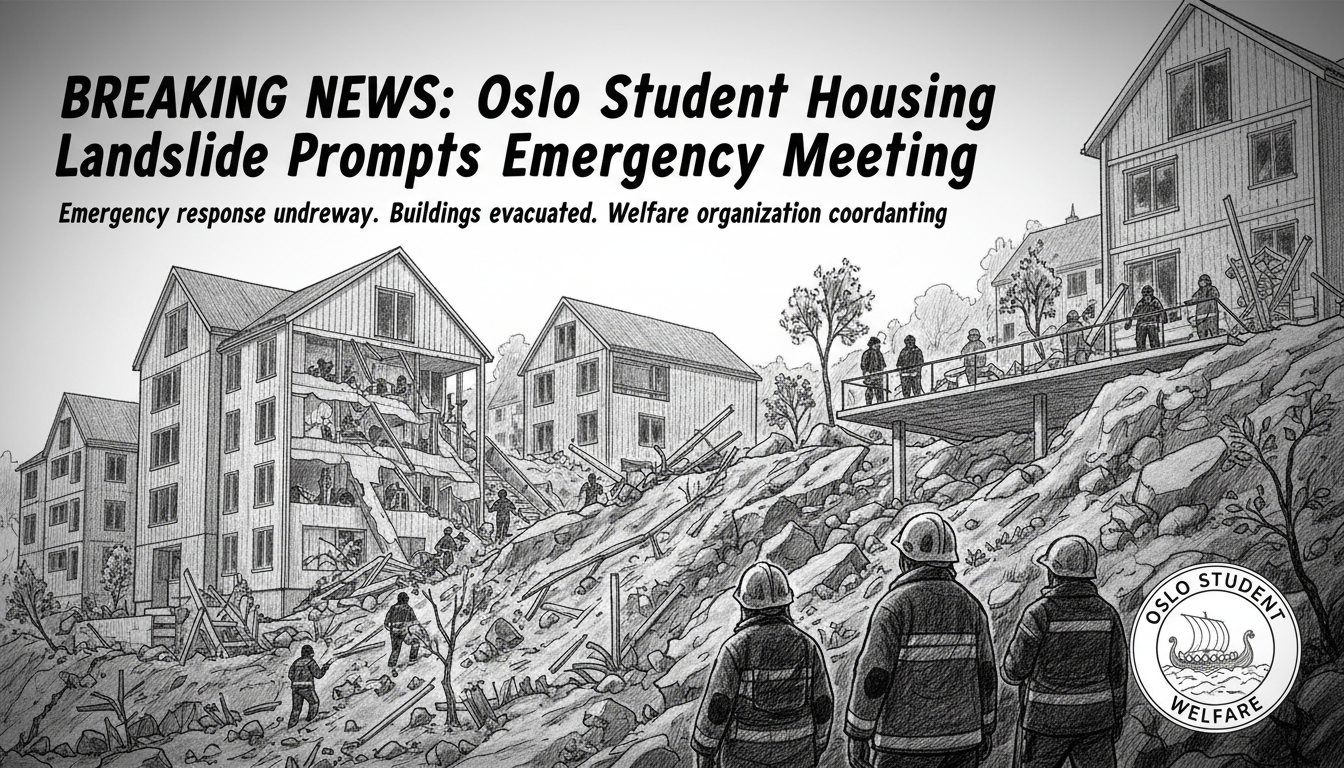 Oslo Student Housing Landslide Prompts Emergency Meeting
