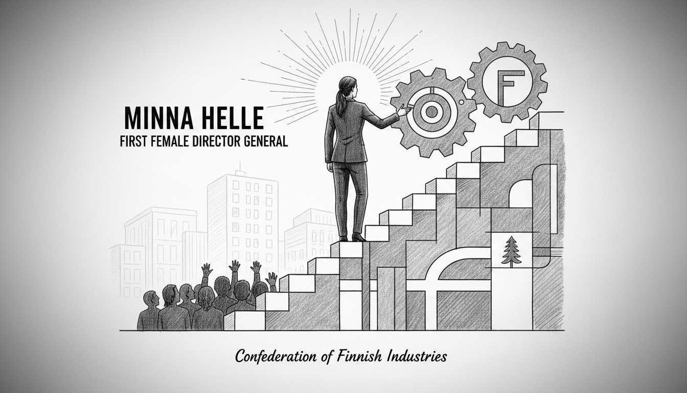 Minna Helle Becomes First Female Director of Finland's Business Confederation