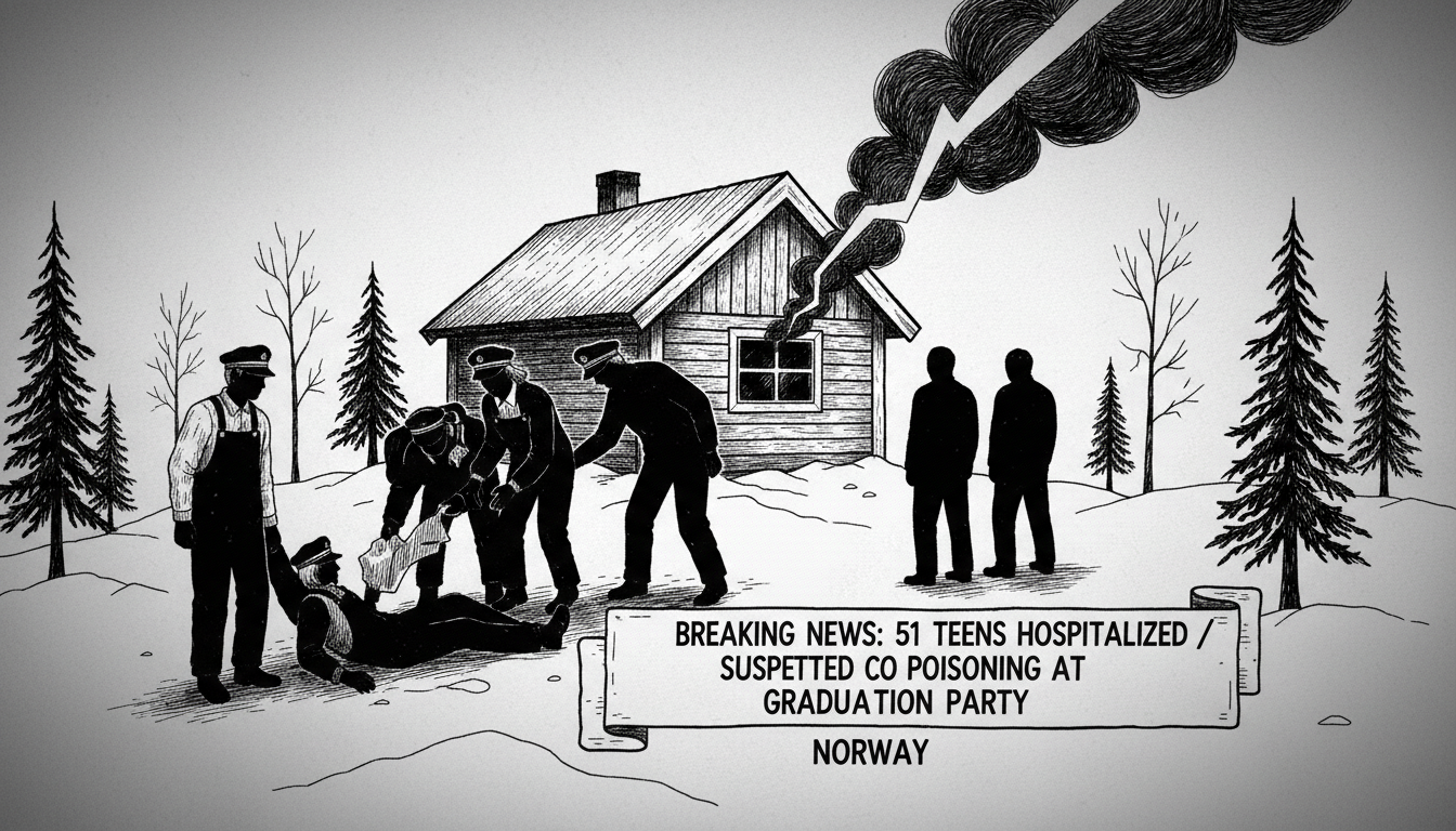 51 Teenagers Hospitalized After Norwegian Graduation Party Incident