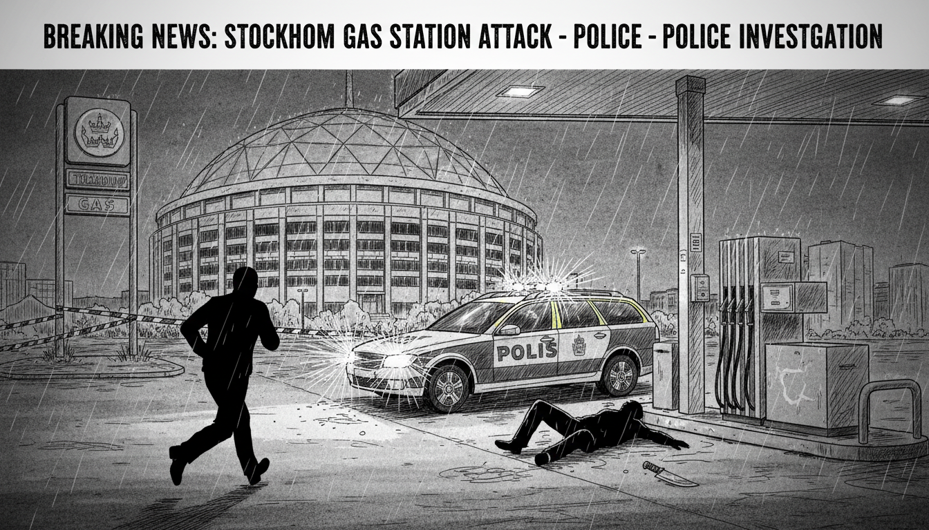 Stockholm Gas Station Attack Sparks Police Investigation