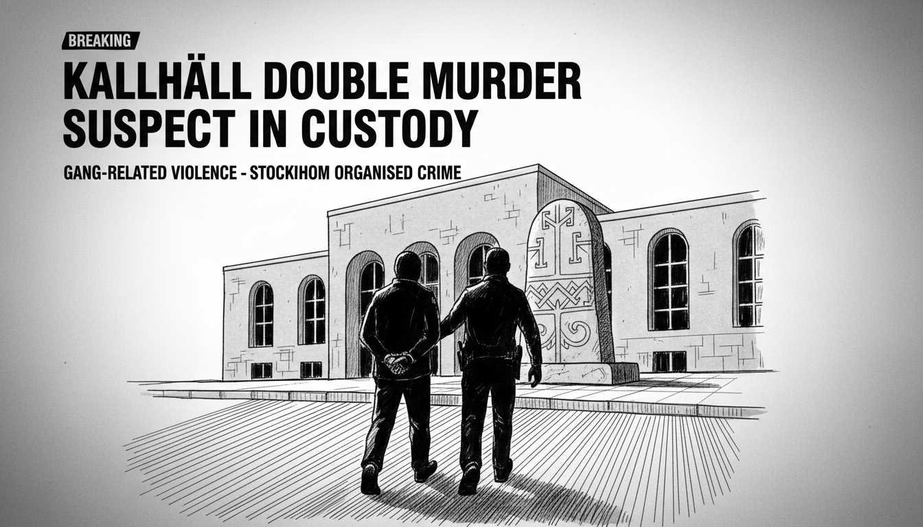 Suspect in Custody for Kallhäll Double Murder Investigation