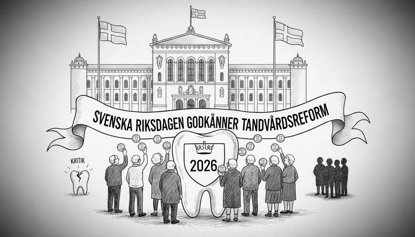 Swedish Parliament Approves Enhanced Dental Cost Protection for Seniors