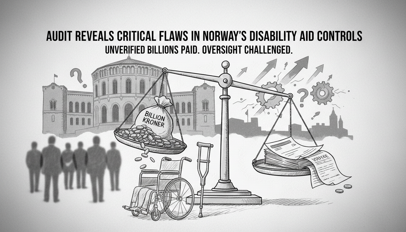 Audit Reveals Critical Flaws in Norway's Disability Aid Controls