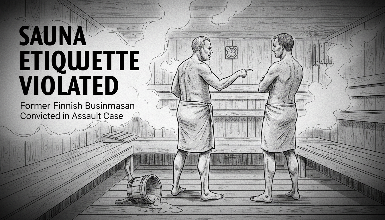 Former Finnish Businessman Convicted in Sauna Assault Case