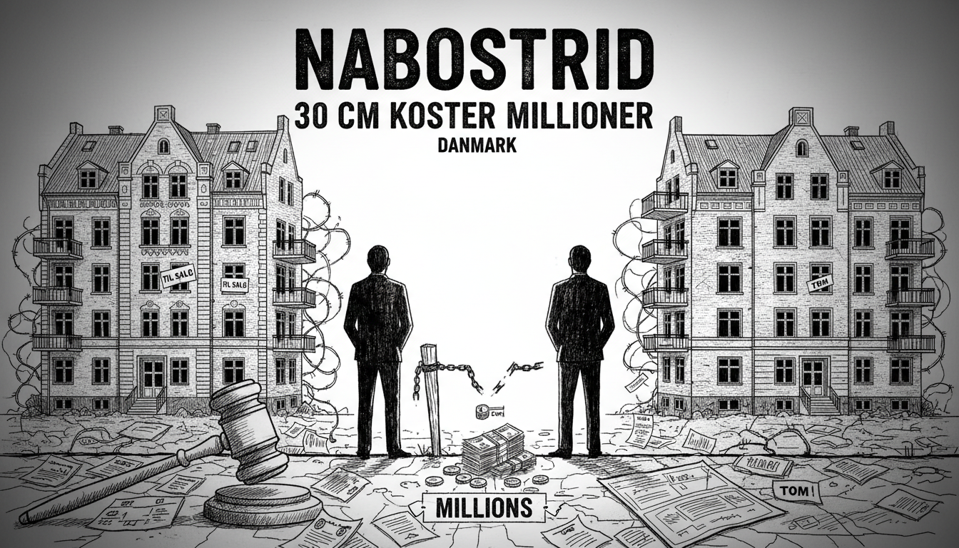 Neighbor Dispute Over 30 Centimeters Costs Millions in Denmark