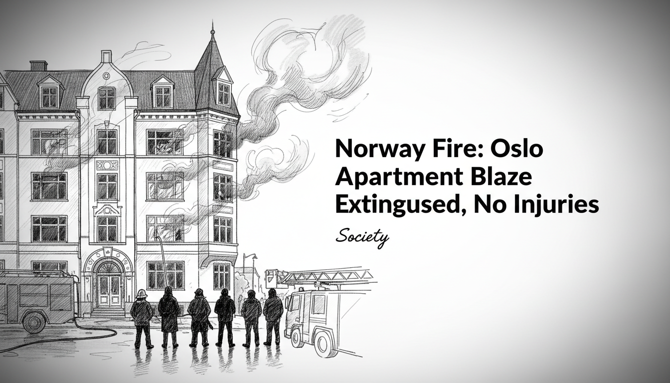 Norway Fire: Oslo Apartment Blaze Extinguished, No Injuries