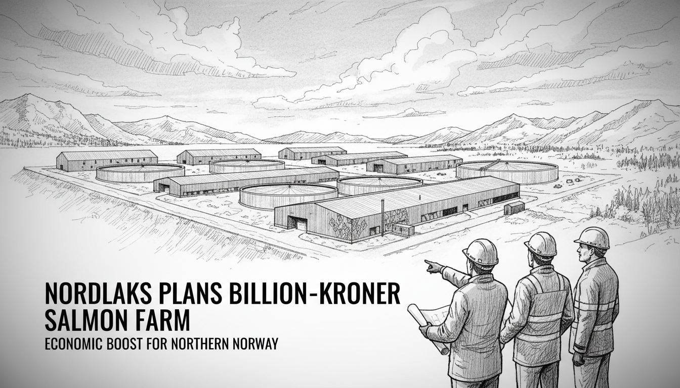 Nordlaks Plans Billion-Kroner Land-Based Salmon Farm in Northern Norway