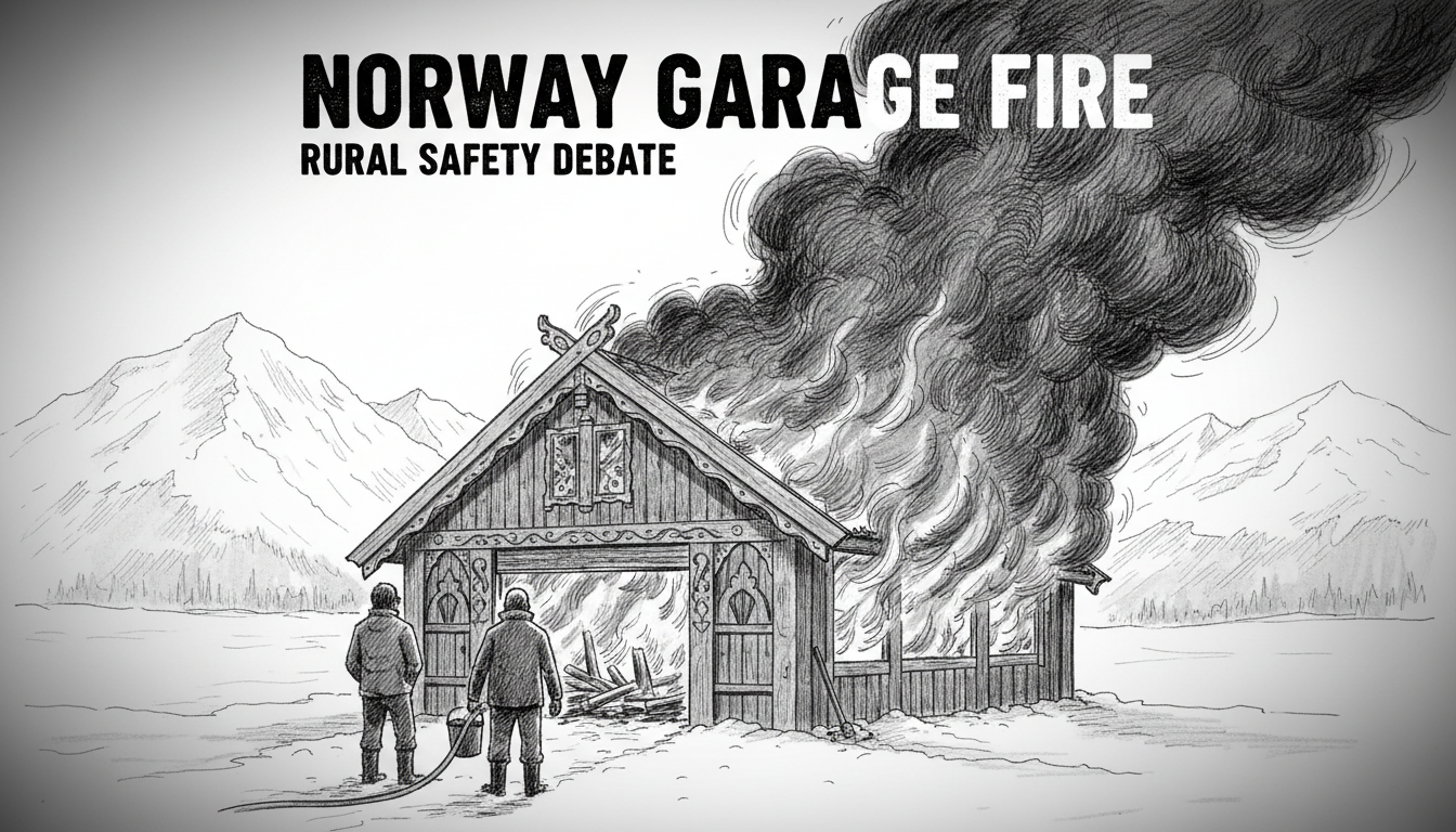 Norway Garage Fire Sparks Rural Safety Debate