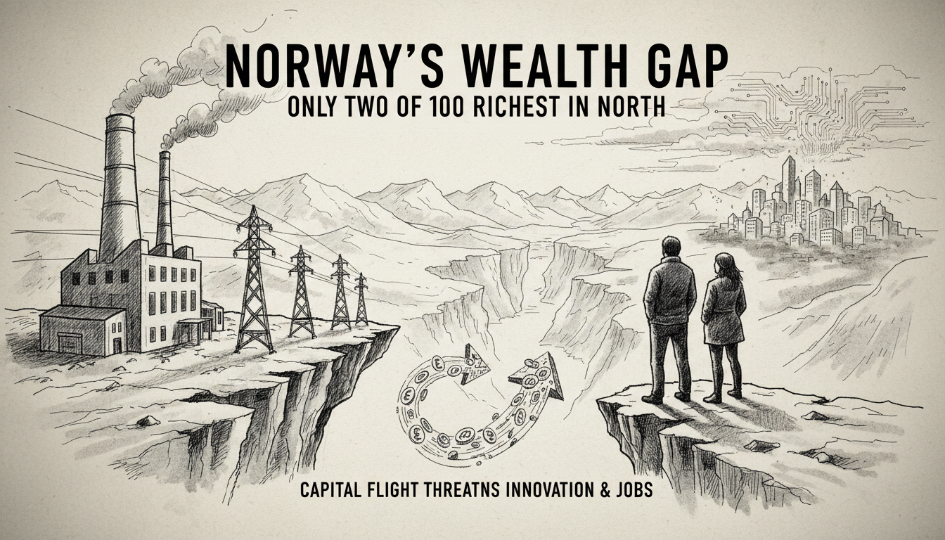 Only Two of Norway's 100 Richest Live in Northern Region