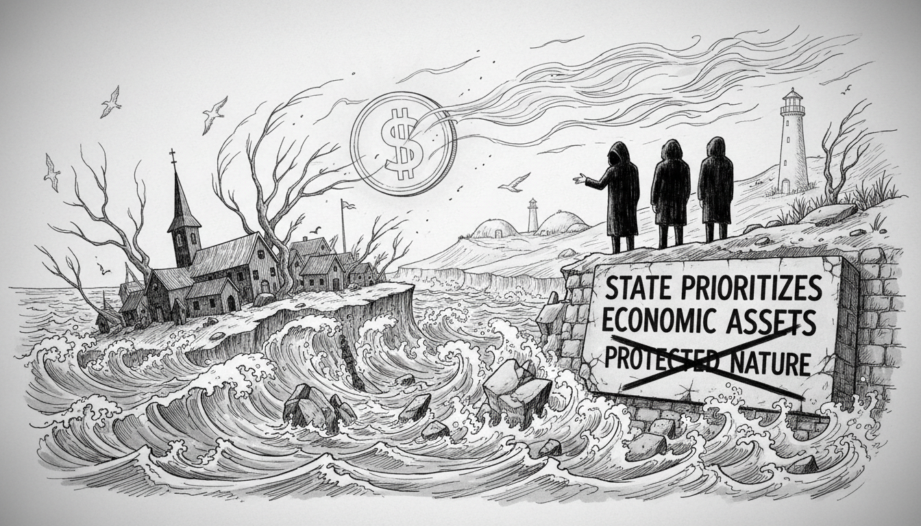 Protected Nature Vanishes as State Values Only Economic Assets