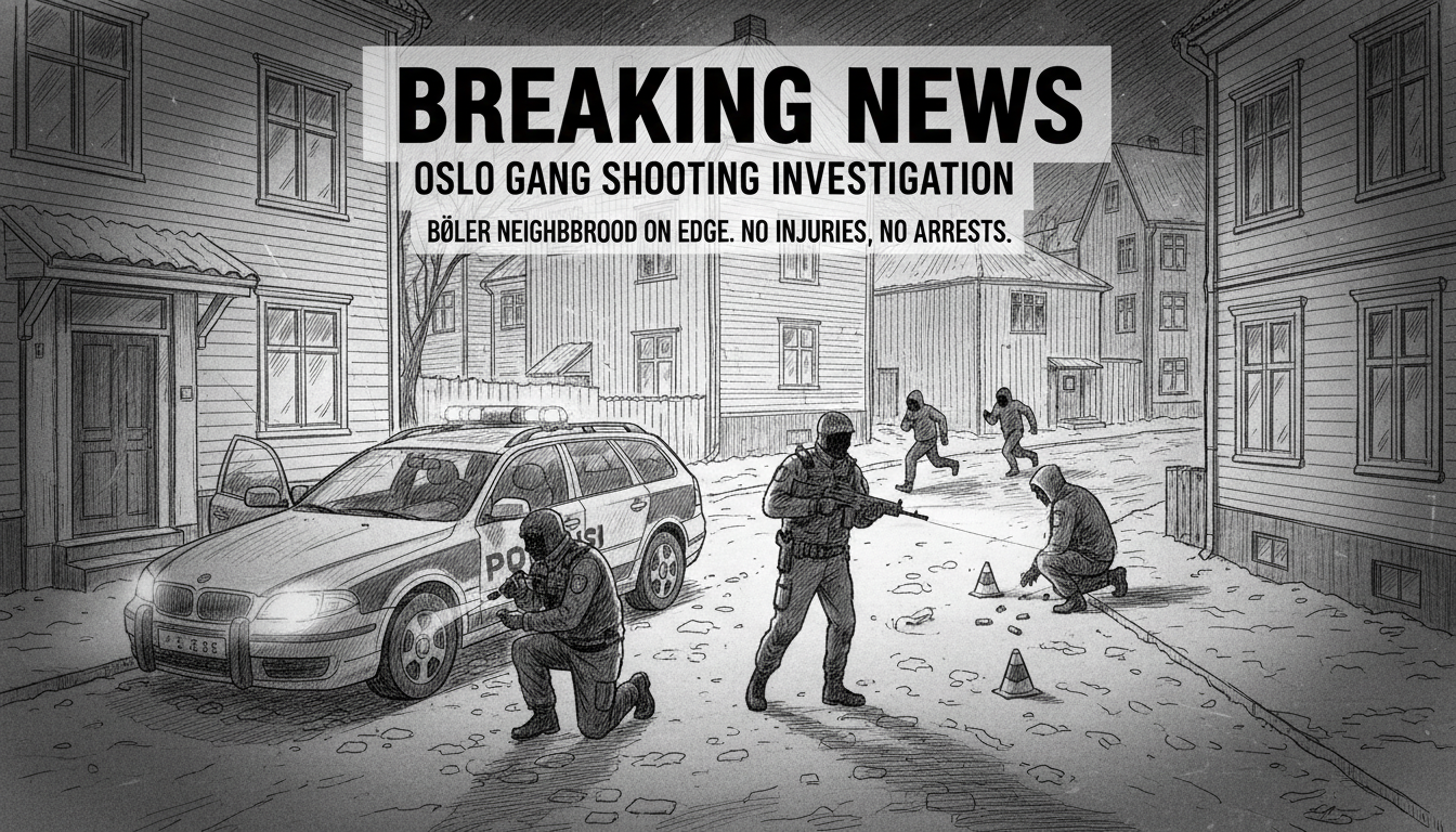Police Respond to Possible Gang Shooting in Oslo Neighborhood