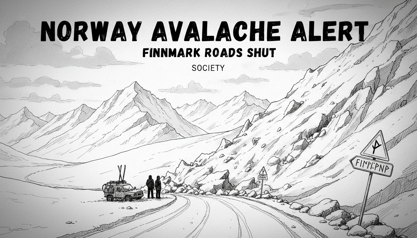 Norway Avalanche Alert: Finnmark Roads Shut