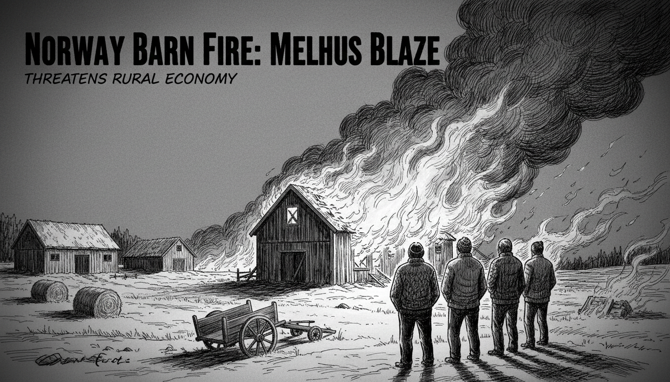 Norway Barn Fire: Melhus Blaze Threatens Rural Economy
