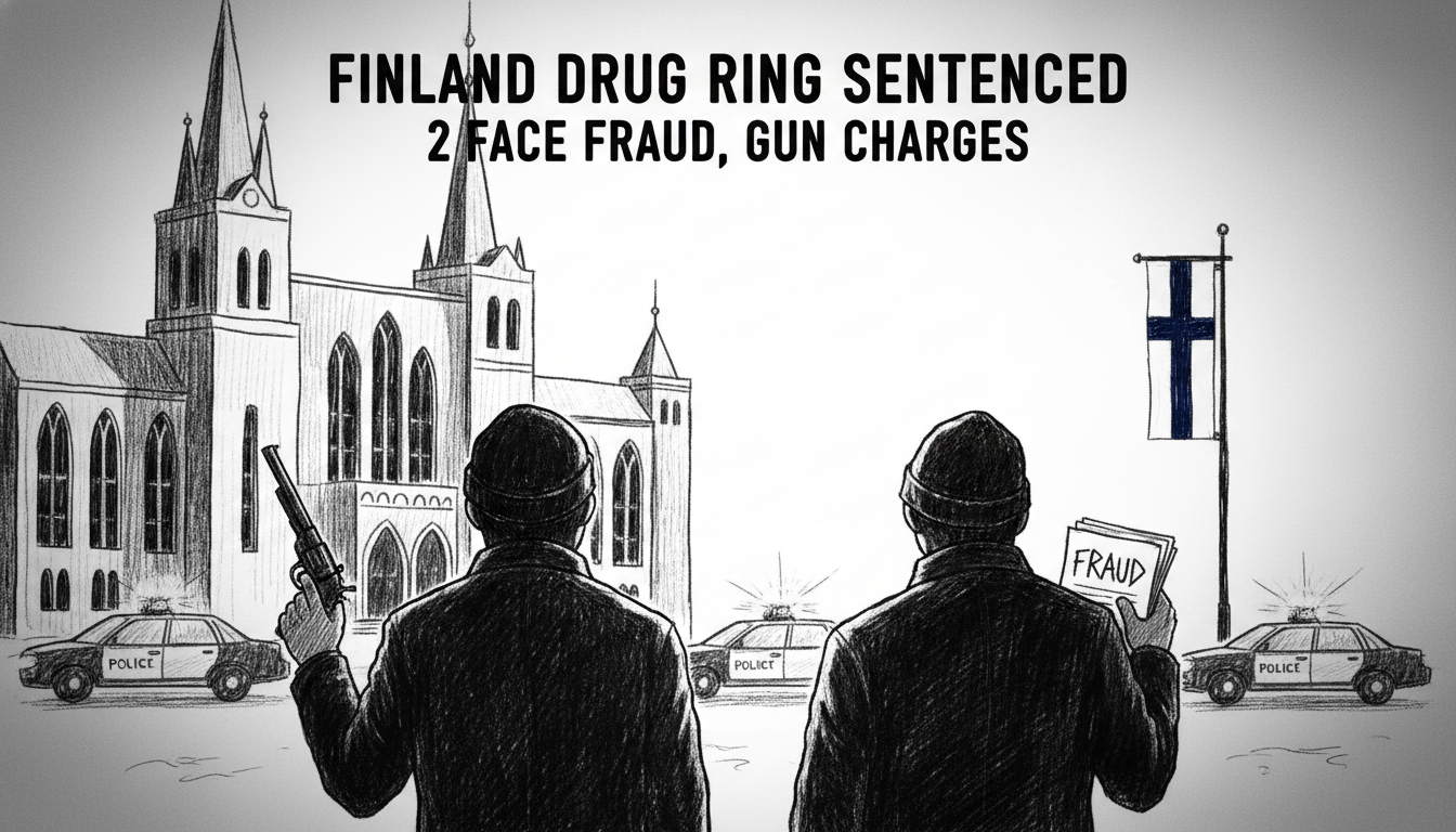 Finland Drug Ring Sentenced: 2 Face Fraud, Gun Charges