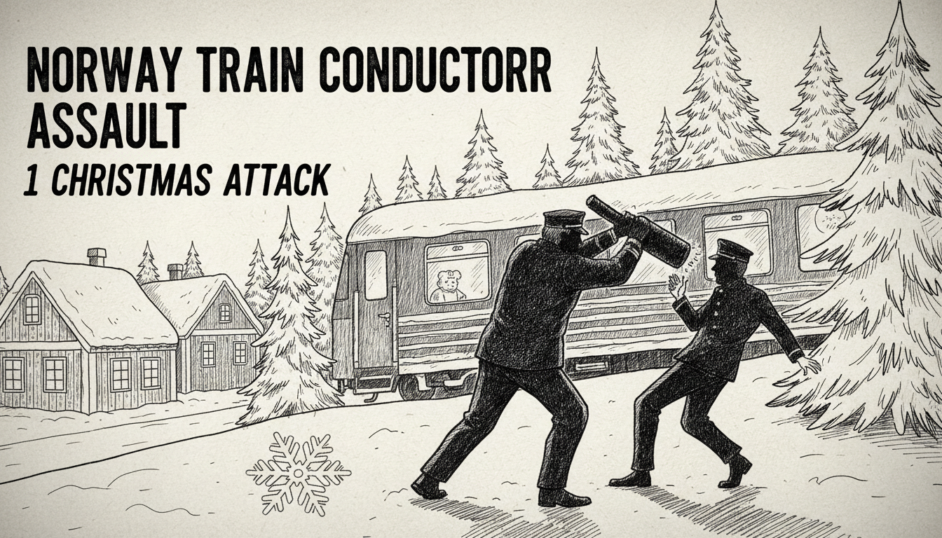 Norway Train Conductor Assault: 1 Christmas Attack