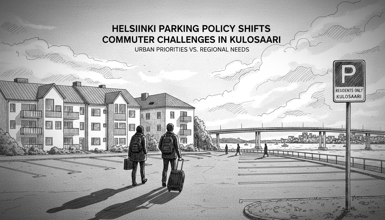 Helsinki Parking Policy Shifts Create Commuter Challenges in Kulosaari District