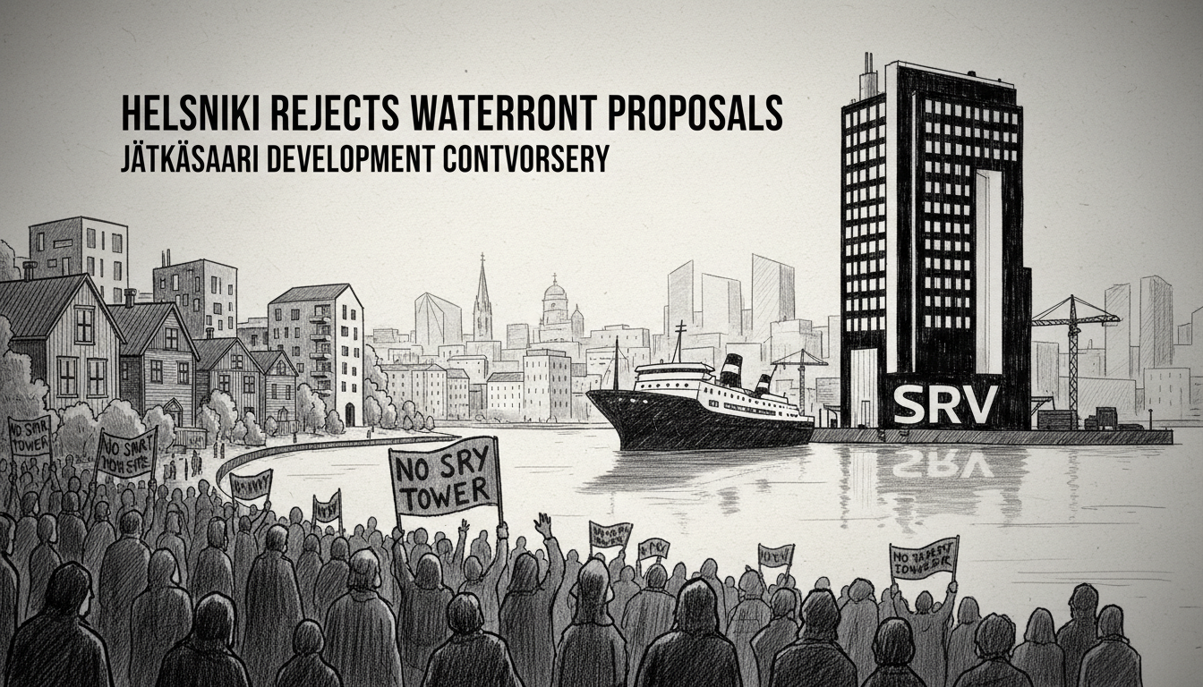 Helsinki Rejects Waterfront Development Proposals for Jätkäsaari District