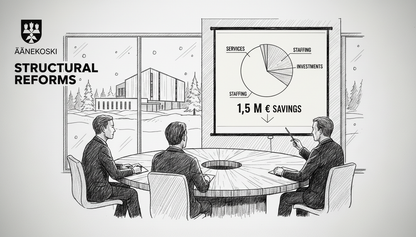 Finnish Municipality Faces Structural Reforms to Balance Budget