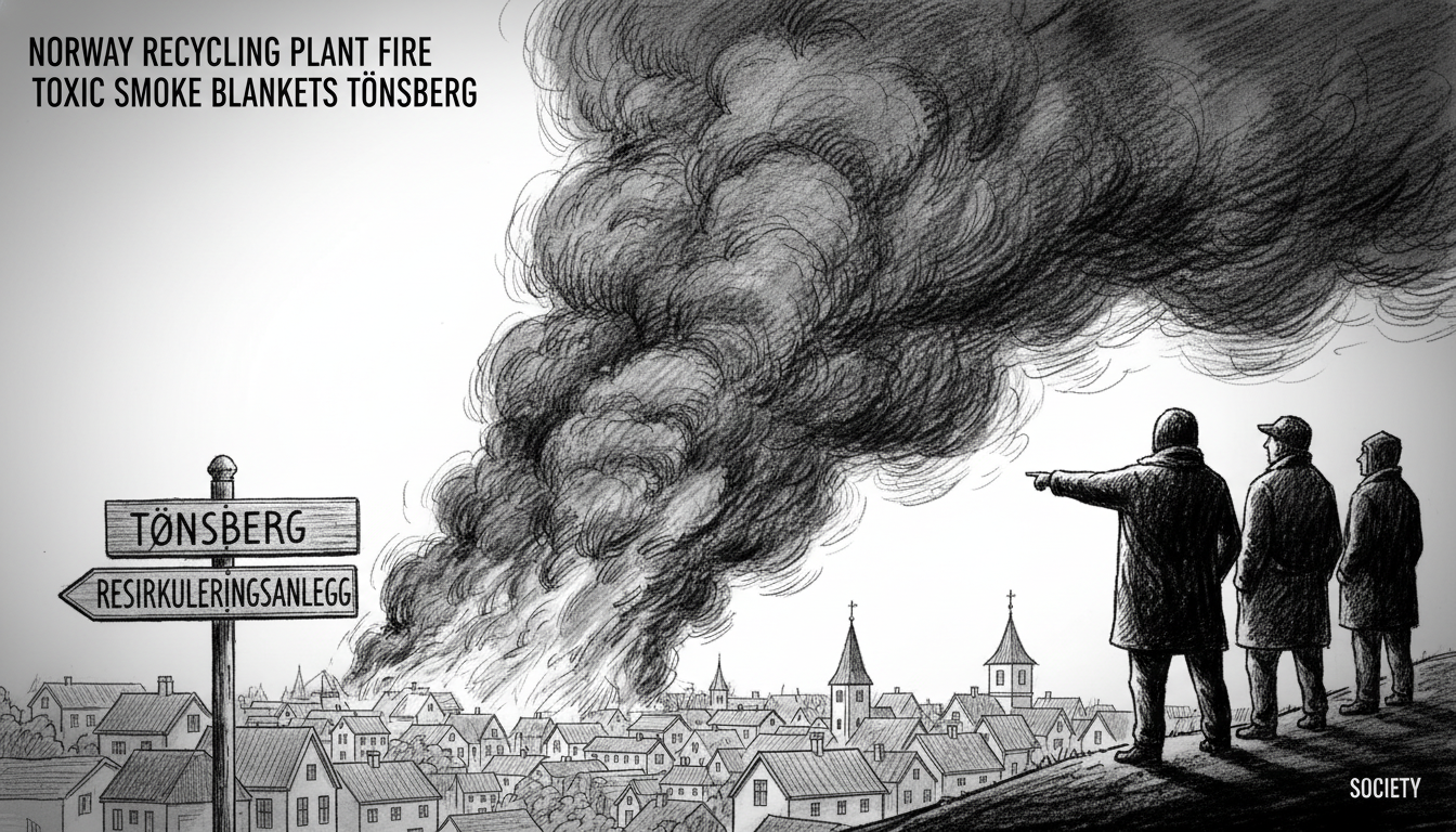 Norway Recycling Plant Fire: Toxic Smoke Blankets Tønsberg