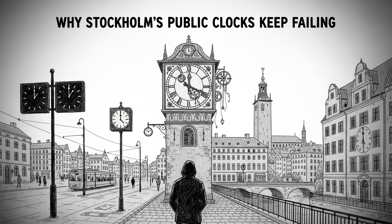 Why Stockholm's Public Clocks Keep Failing