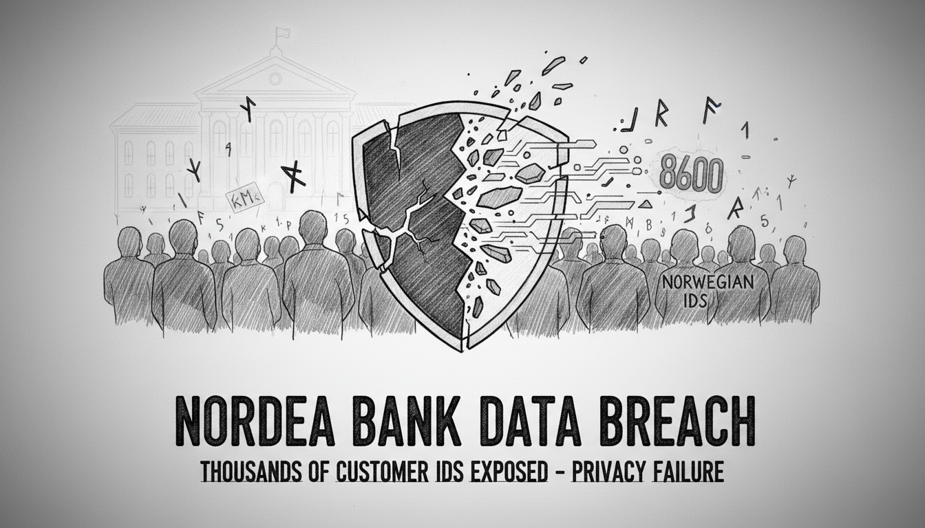 Nordea Bank Data Breach Exposes Thousands of Customer IDs