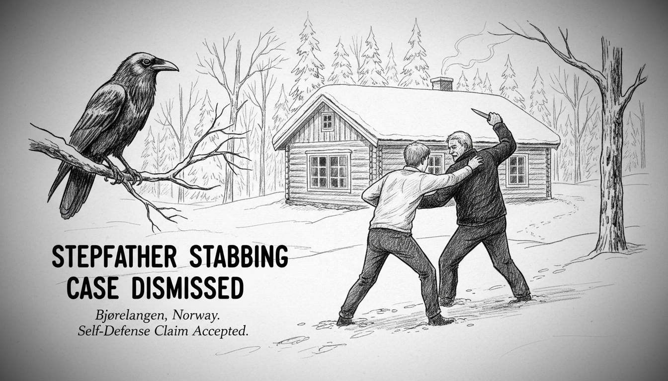 Stepfather Stabbing Case Dismissed in Norwegian Town
