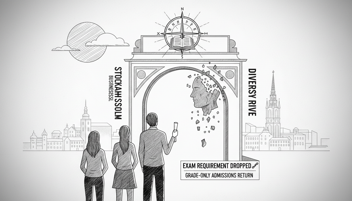 Stockholm Business School Drops Entry Exam Requirement After Diversity Drop