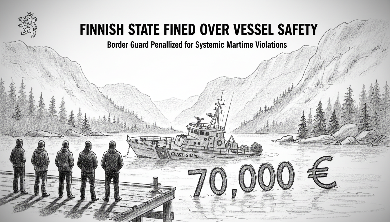 Finnish State Fined €70,000 Over Coast Guard Vessel Safety Violations