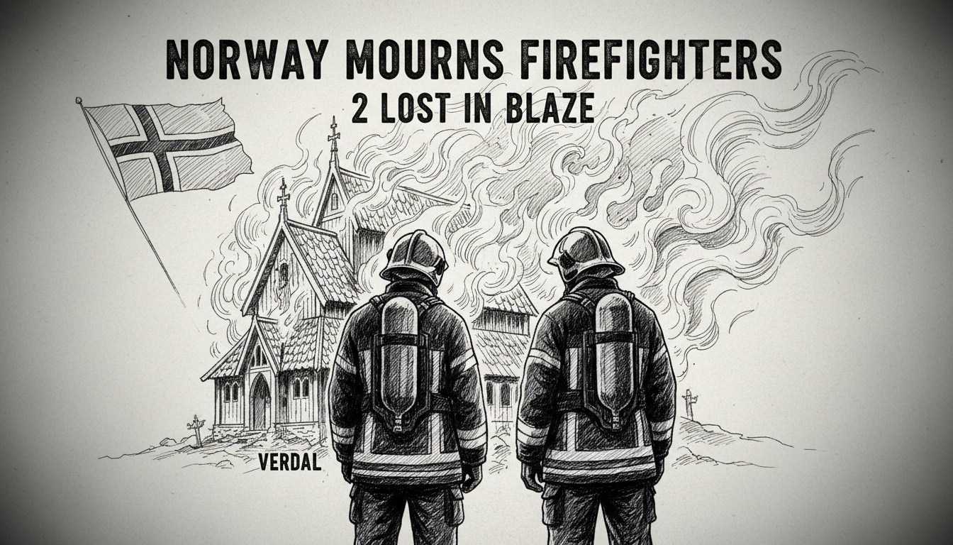 Norway Mourns Firefighters: 2 Lost in Verdal Blaze