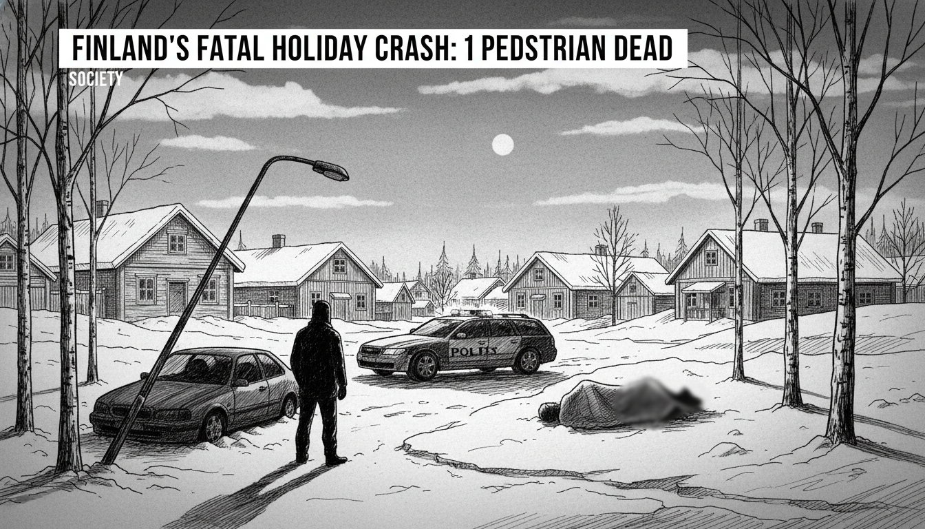 Finland's Fatal Holiday Crash: 1 Pedestrian Dead