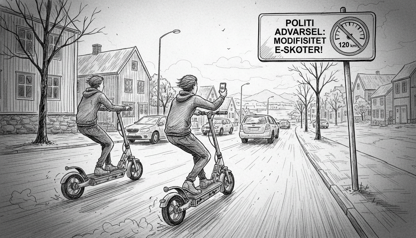 Police Warn Against Modified E-scooters as Teens Race Past Cars