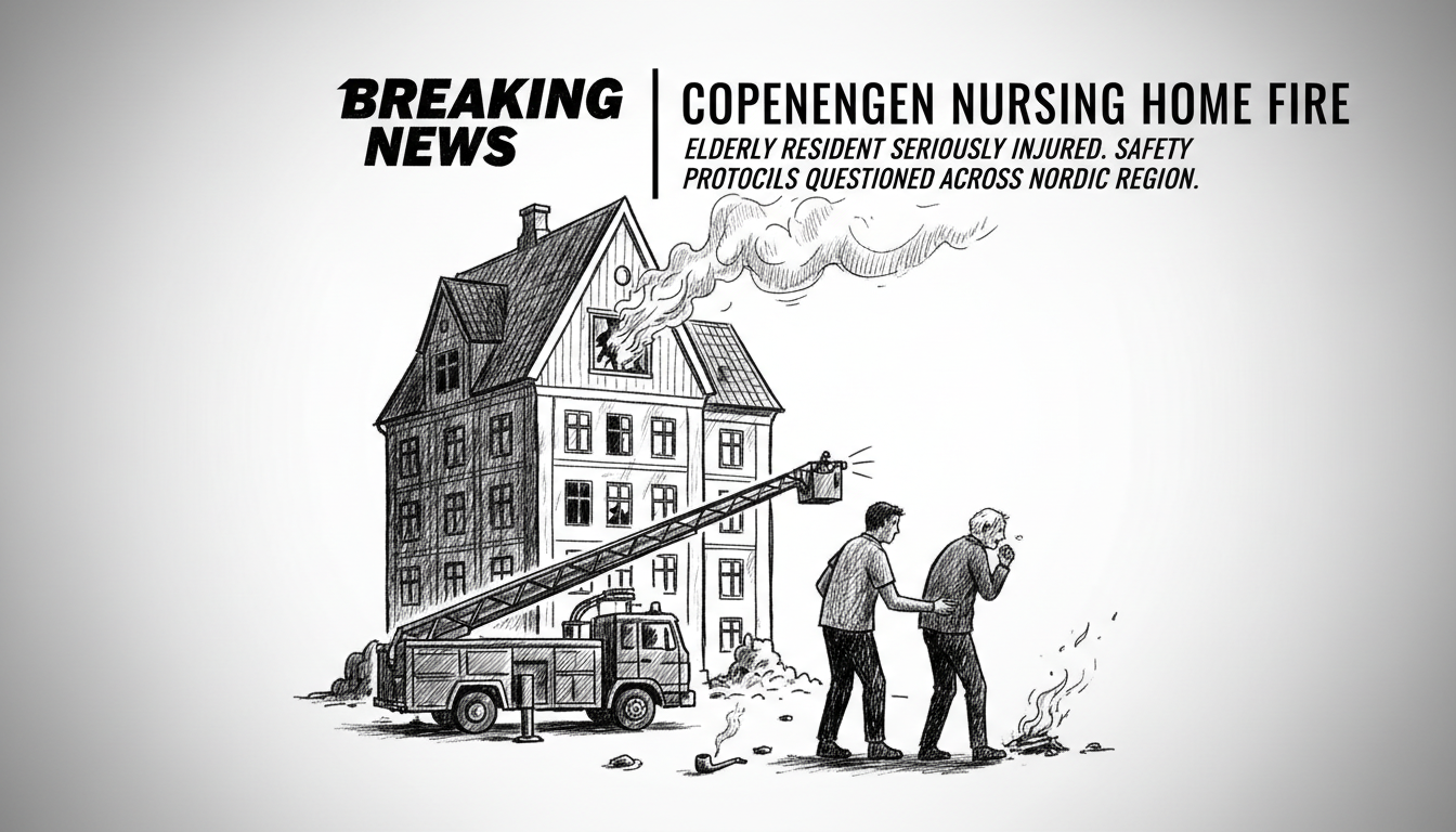 Elderly Resident Seriously Injured in Copenhagen Nursing Home Fire