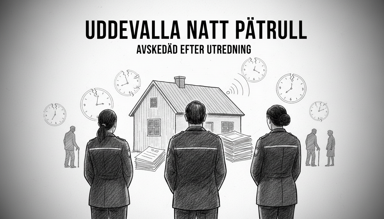 Three Uddevalla Night Patrol Staff Dismissed Following Investigation