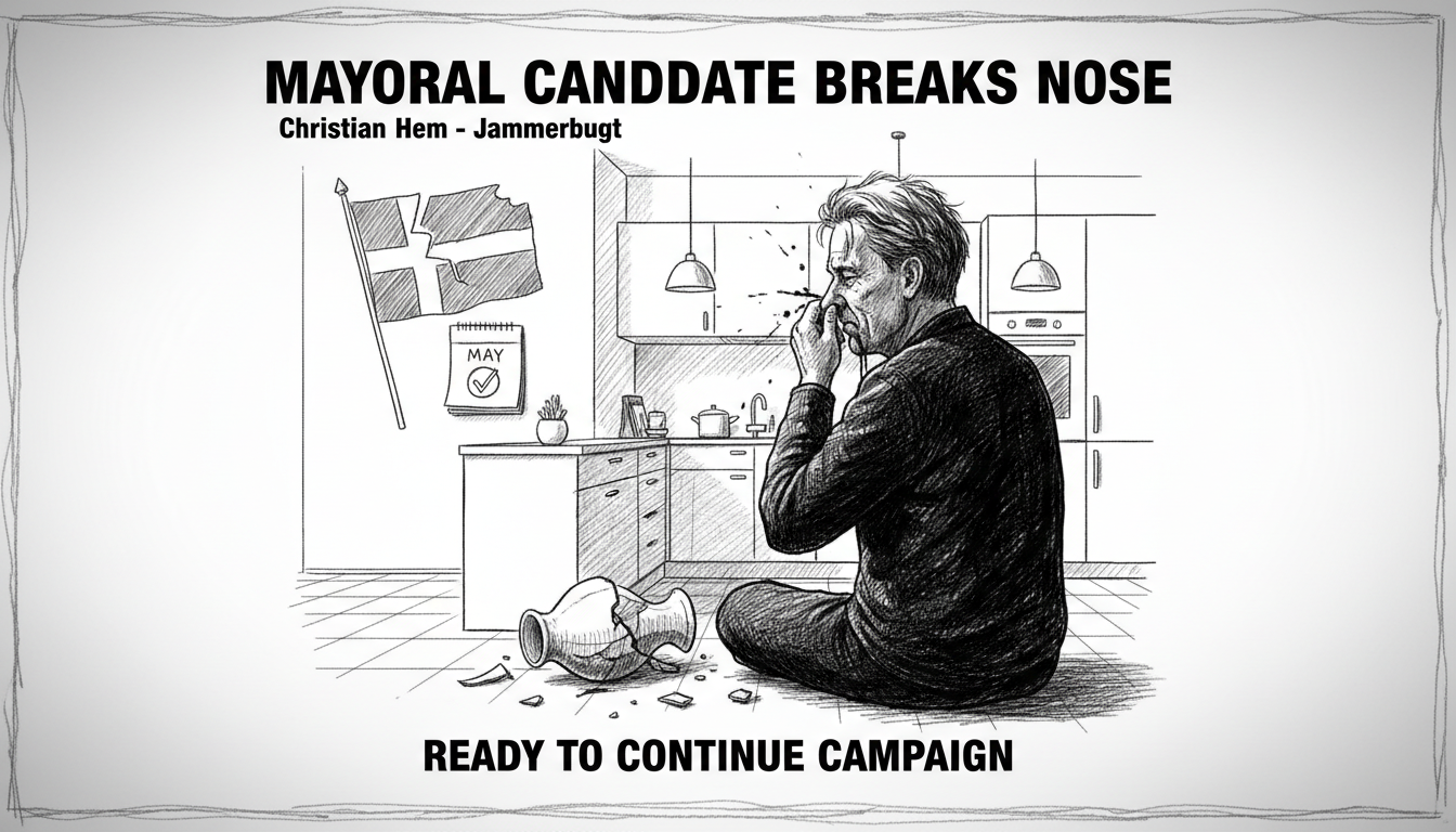 Mayoral Candidate Breaks Nose in Kitchen Accident