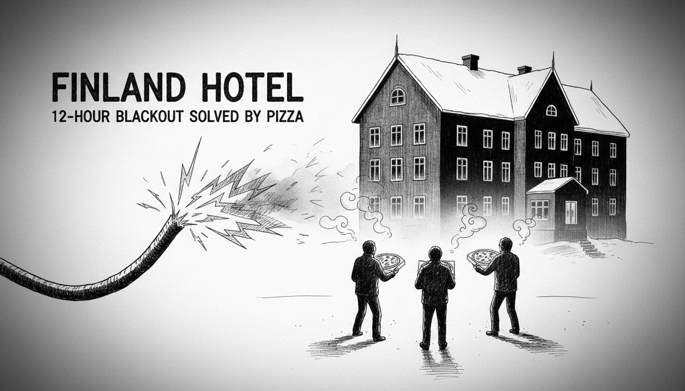 Finland Hotel's 12-Hour Blackout Solved by Pizza