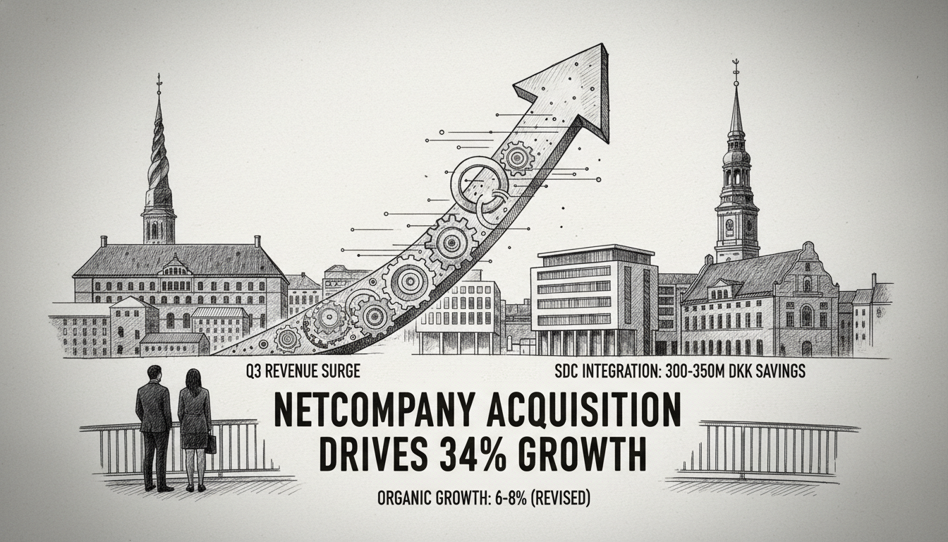 Netcompany Acquisition Drives 34 Percent Growth in Third Quarter