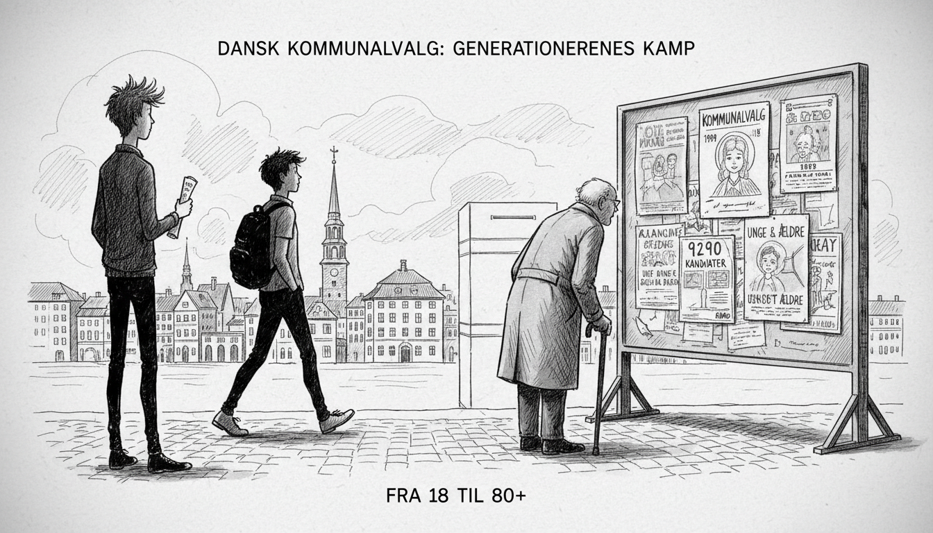Youngest and Oldest Candidates in Danish Municipal Elections
