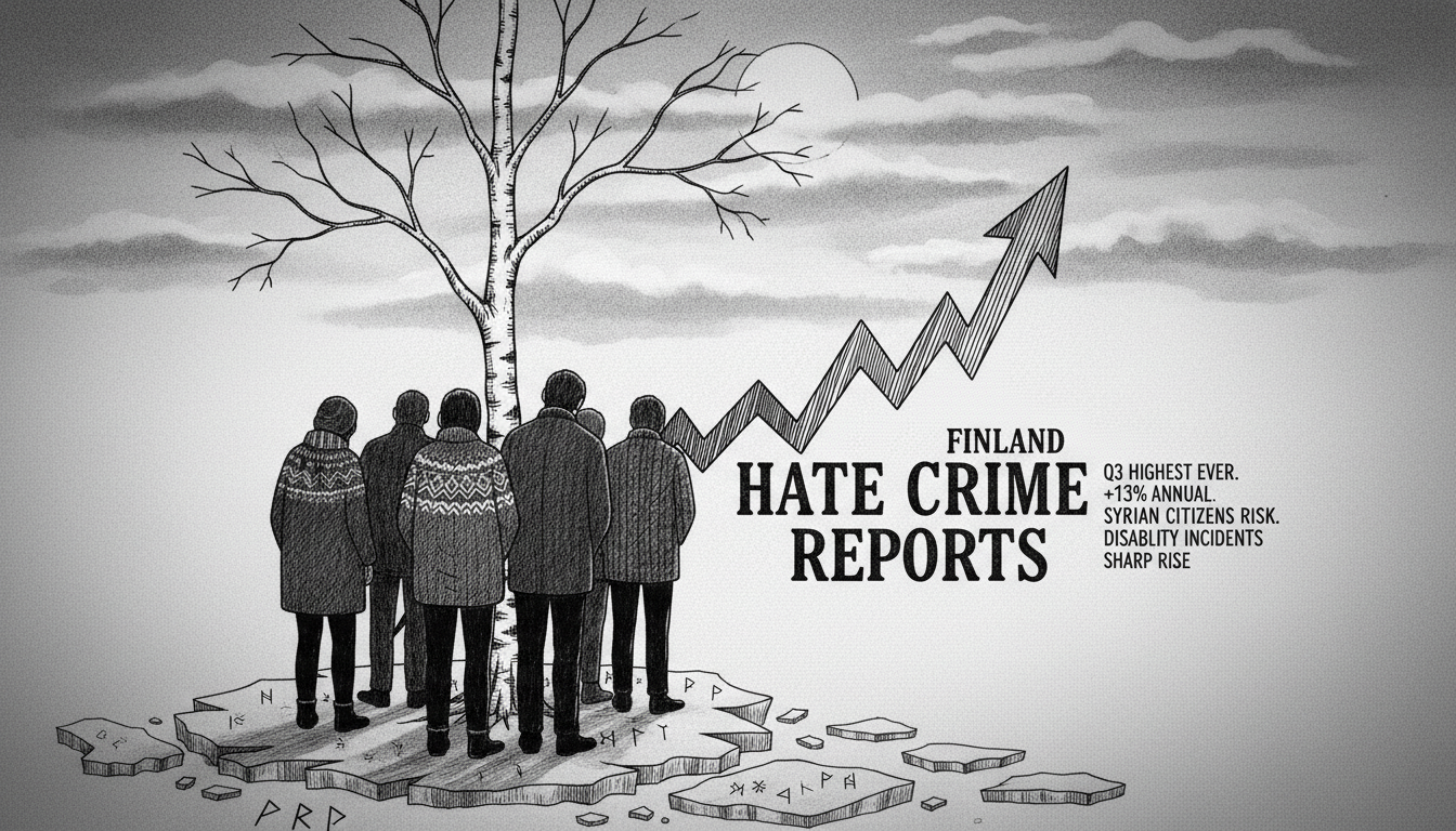 Finland Records Highest Ever Hate Crime Reports in Third Quarter