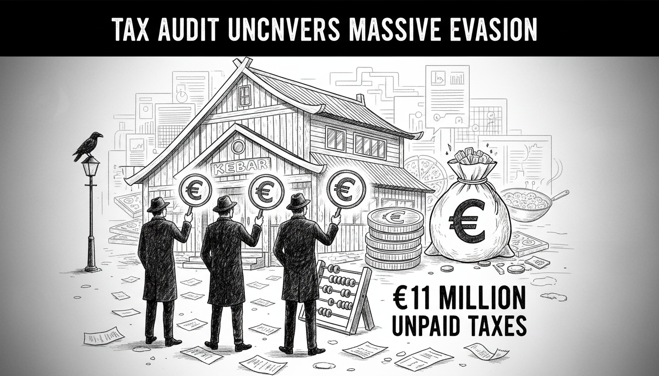 Tax Audit Uncovers €11 Million in Unpaid Restaurant Taxes