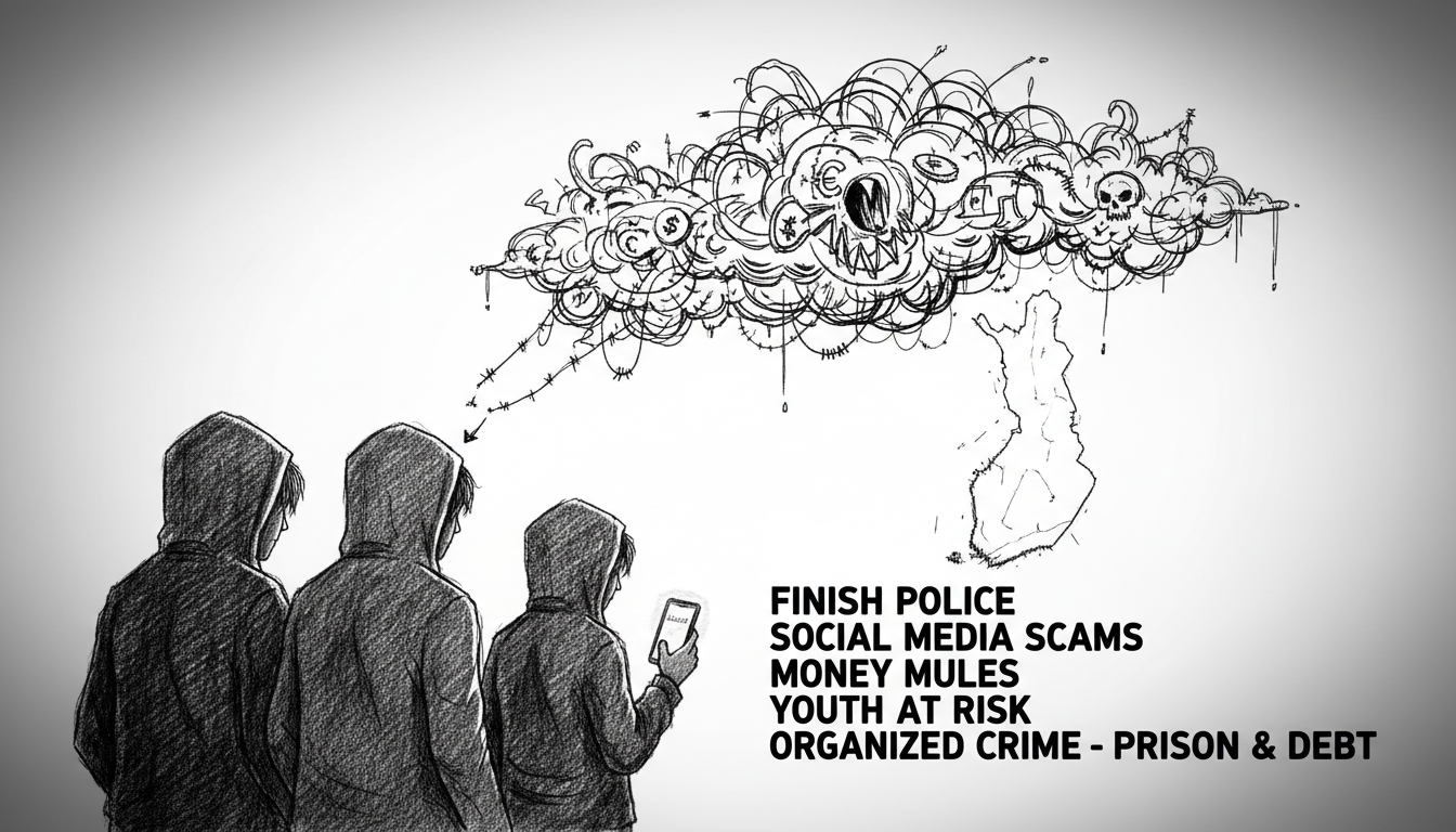 Finnish Police Warn of Social Media Scams Recruiting Youth as Money Mules